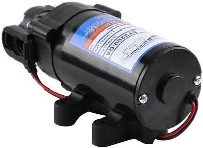 Bomba diafragma 2.2GPM 12V negro