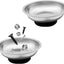 Set 2 bandejas magnéticas acero inox 3pulg para herramientas