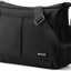 Bolsa hombro hombre nailon impermeable ligera negro