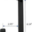 Pack 6 Ganchos Bici Almacenamiento Garaje Techo Pared Negro