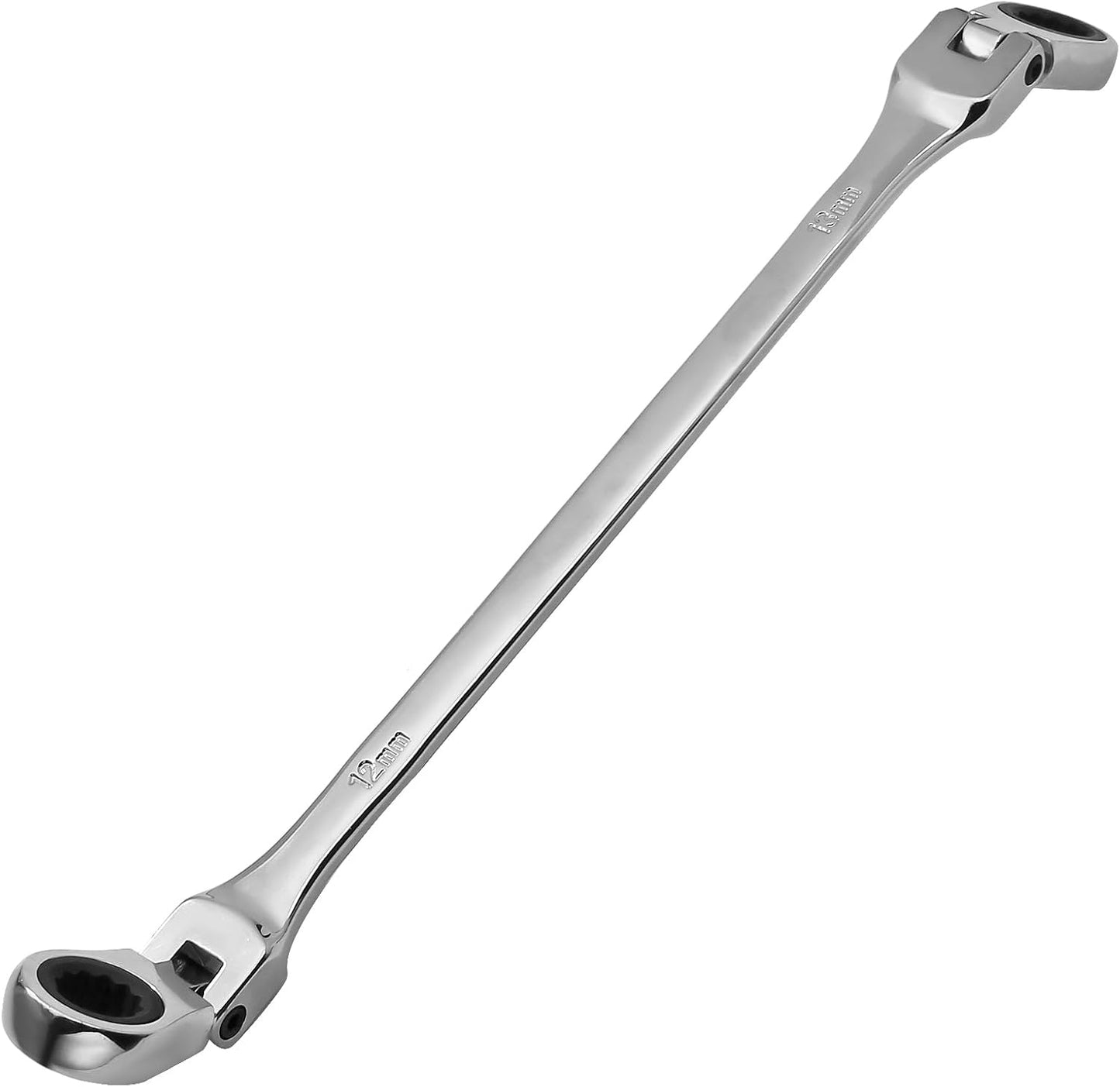 Llave trinquete extra larga cabeza flexible 0.472-0.512pulg