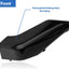 Tapa gancho remolque Honda Civic Hatchback perla negra