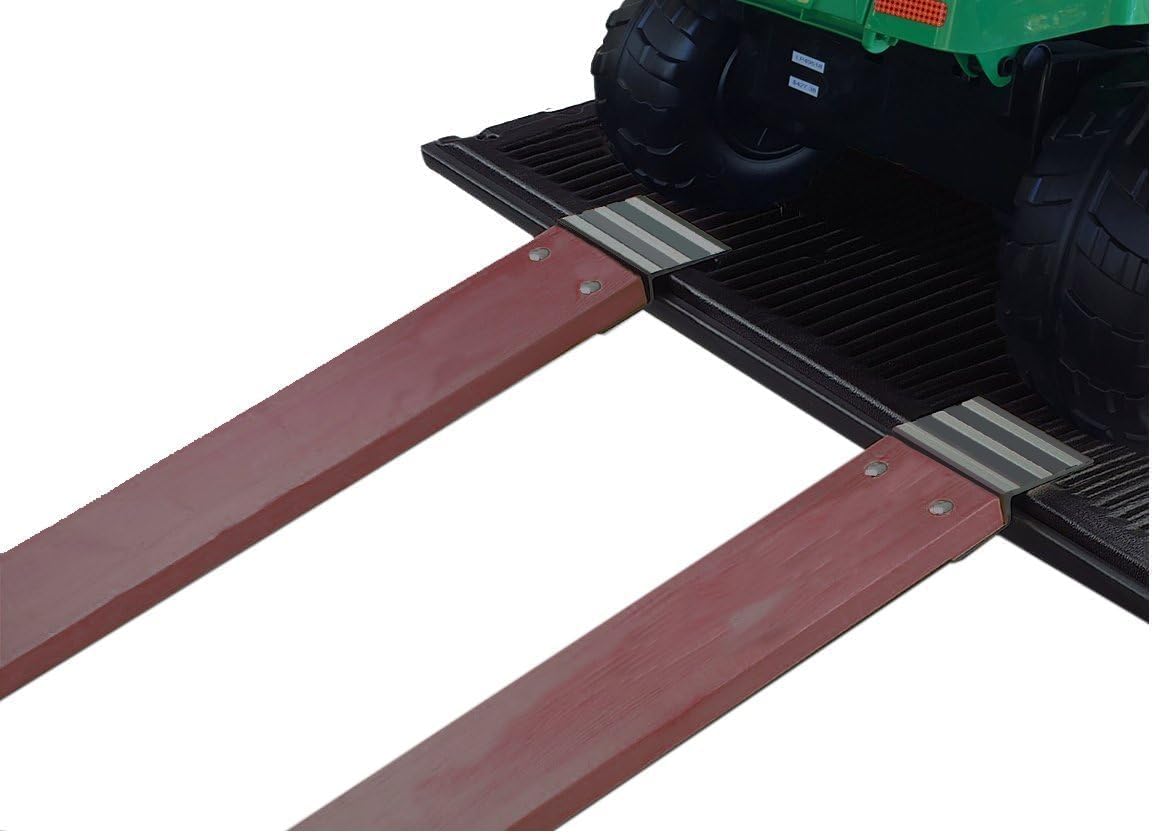 Kit rampa aluminio antiderrap 8pulg camión ATV