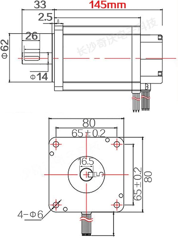 Motor DC sin escobillas 110V 750W 3000rpm