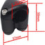 Interruptor manual 3 botones universal 7/8" Negro