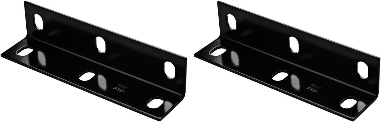 Soporte esquinero negro pack 2
