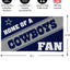 Tapete oficial Dallas Cowboys 28x16pulg para fanáticos