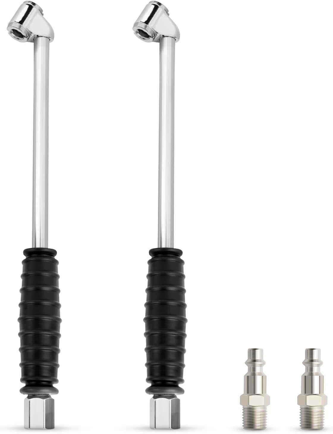 2 Portabrocas Aire Doble Cabeza 1/4pulg Alcance Extendido