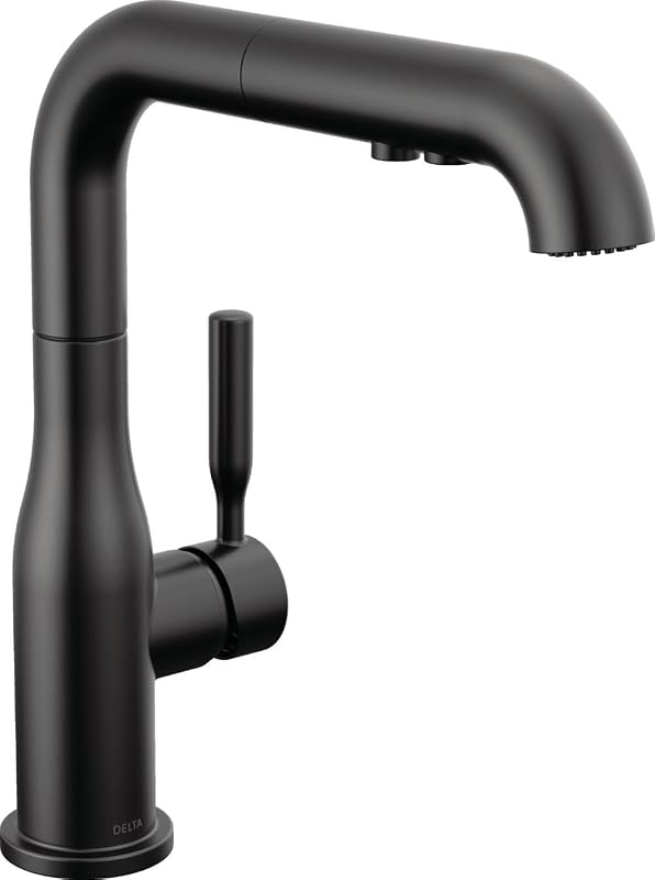 Grifo cocina negro mate rociador extraíble 16943-BL-DST
