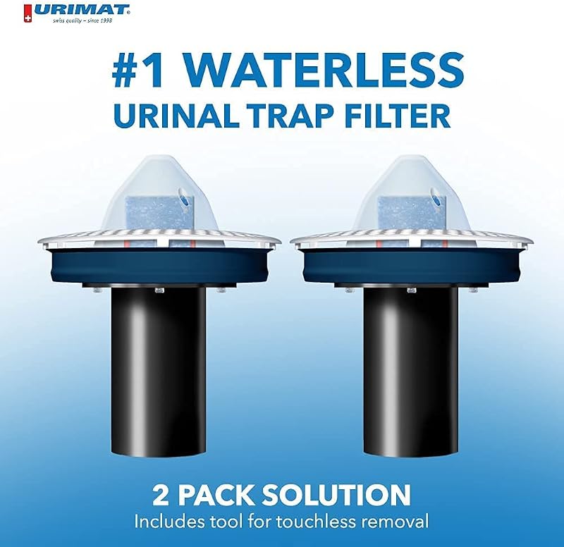 2 filtros orina urinario sin agua con enzimas