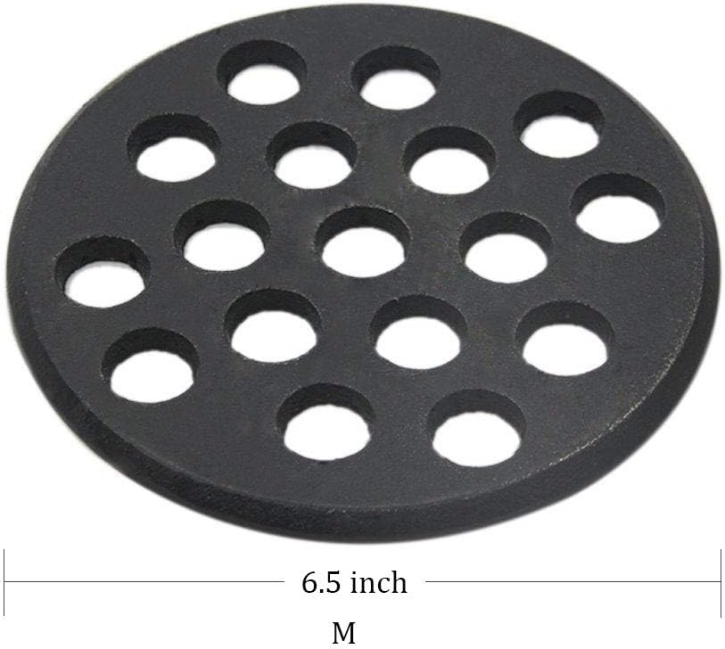 Rejilla hierro fundido Big Green Egg placa carbón