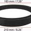 Base anillo plástico para tanque propano negro