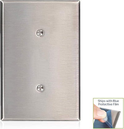 Placa pared acero inox no magnético 84119-40