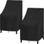 Fundas sillas patio pack 2 con correas resistentes