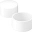 Tapón tubo PVC 3" pack 2 resistentes Schedule 40