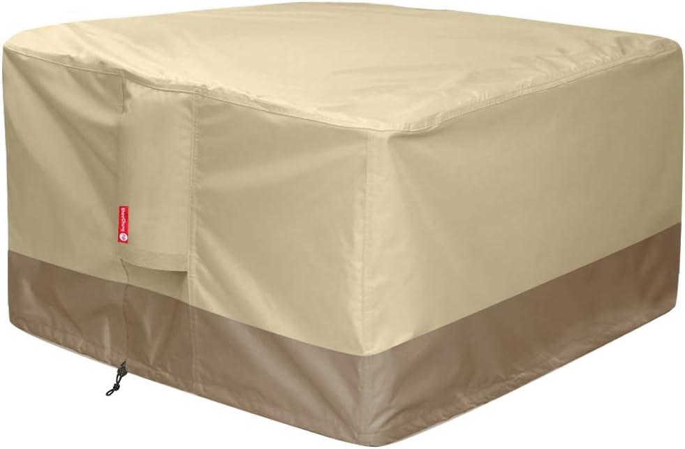 Cubierta fogata gas cuadrada 600D PVC impermeable 33/34