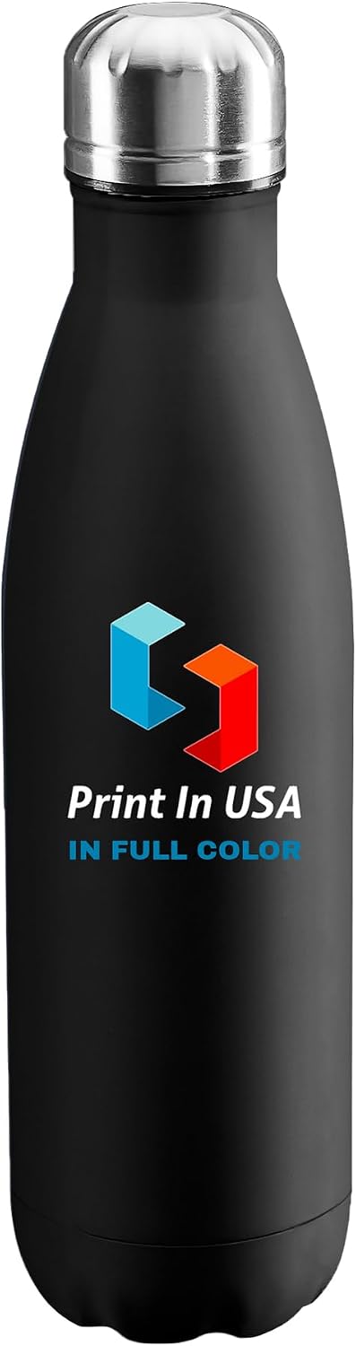 Botella agua acero inox doble pared 17oz para deportes
