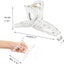 Clips garra transparentes para cabello mujer 3uds