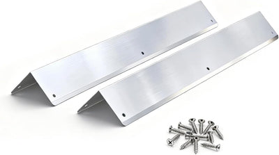 Protectores esquina pared acero inox 2x2x15.8pulg set 2