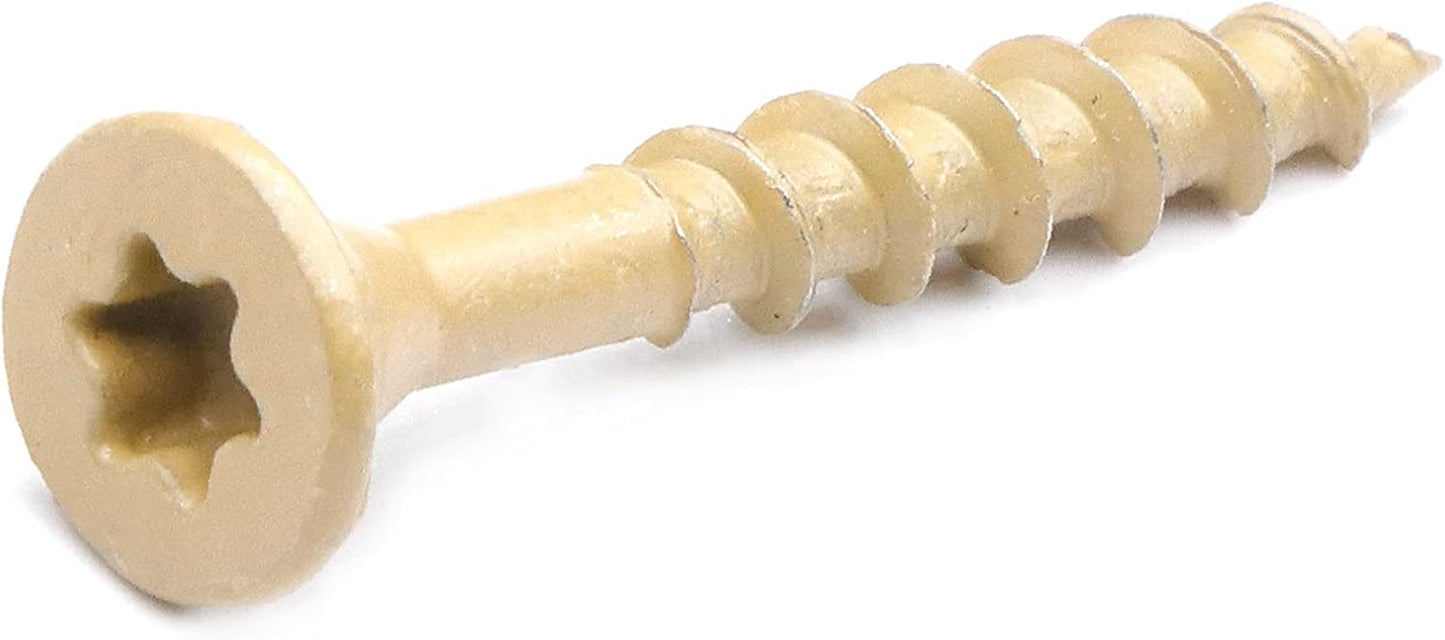 Tornillos cubierta madera 8x1-1/4pulg acero carbono tostado