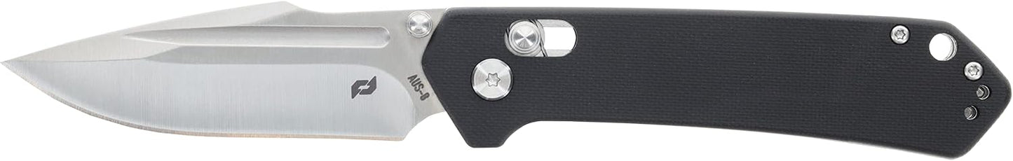 Cuchillo EDC 7.4pulg acero AUS-8 mango G10 negro