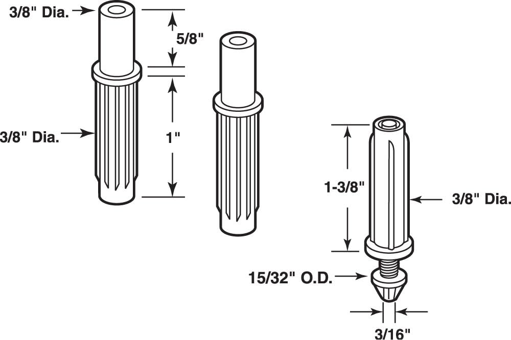 Set guía pivote 3/8" 1 Set
