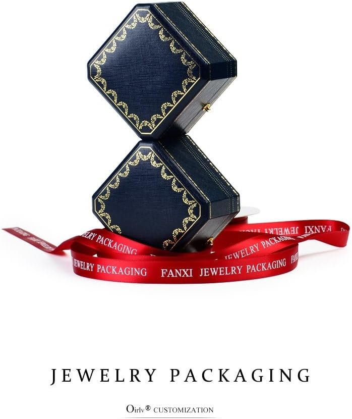 Caja anillo compromiso octagonal boda