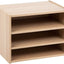 Caja almacenamiento madera modular puerta marrón claro