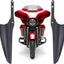 Deflectores viento horquilla HD Street Glide FLHT FLHR negro