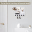Soporte pared llaves correo con caja 5 ganchos 11.8x7.8"