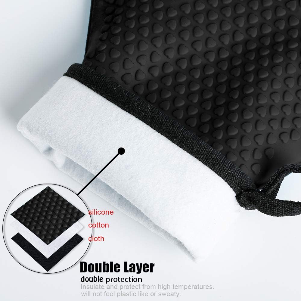 Guantes horno silicona doble capa antiderrap
