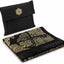 Alfombra oración Tasbih 99 cuentas bolsa viaje negro