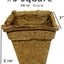 Macetas CowPots 3pulg set 12