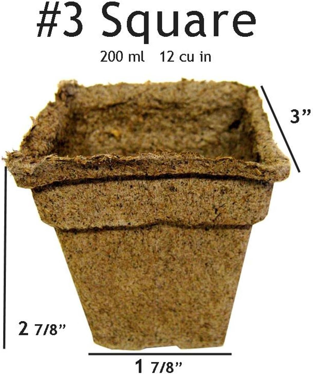 Macetas CowPots 3pulg set 12