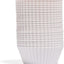 Vasos silicona reutilizables para hornear 24 pzas color blanco