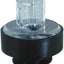 Vertedor licor plástico transparente cuello negro docena