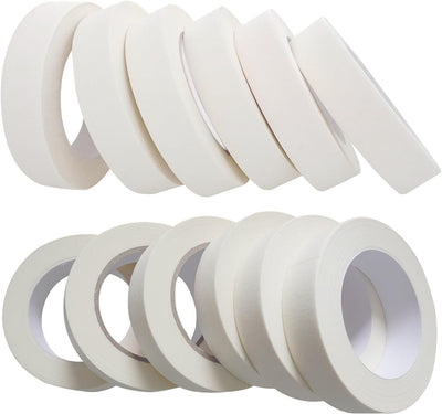 Cinta adhesiva 1pulg 12 rollos para pintor manualidades