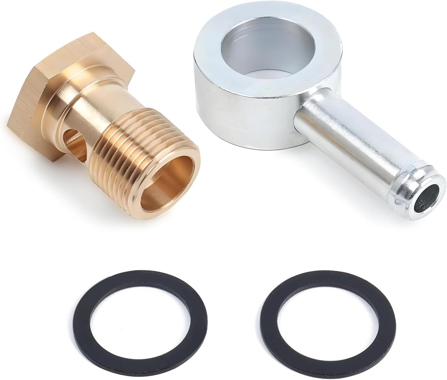 Adaptador 9/16-24 a 5/16" con púas giratorias para Holley