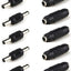 5 Pzas Conector Macho a Macho y 5 Pzas Adaptador DC 0.217x0.083pulg