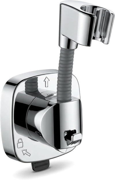 Soporte ajustable ducha con ventosa giratorio baño