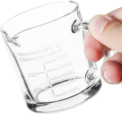 Taza Espresso Grabada con Asa 2.5oz Set 2