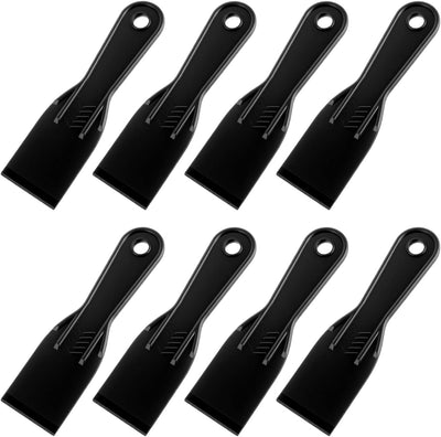 8 Espátulas Plástico Flexible 2" Raspador Pintura Yeso