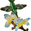 Figura colibrí decoración hogar esmaltada regalo aves