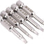 Set 5 puntas destornillador triangular magnética acero S2 1/4 pulg