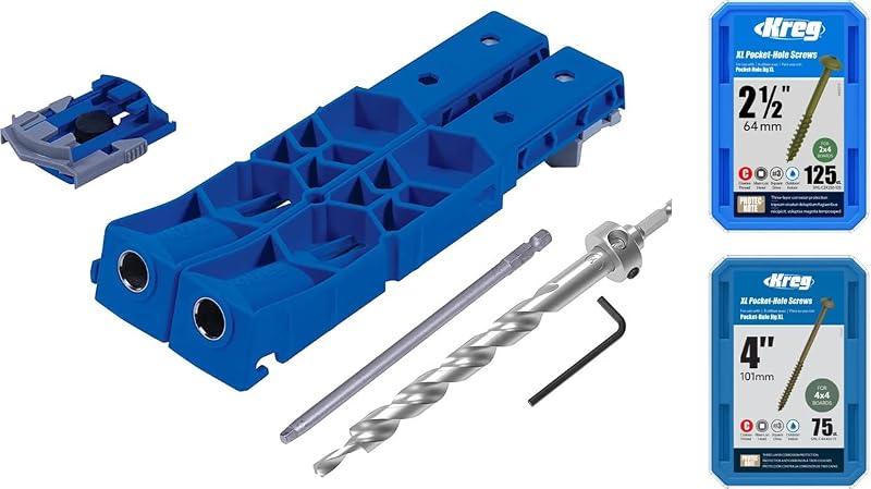 Plantilla bolsillo XL con tornillos 2.5 y 4 pulg 125+75uds