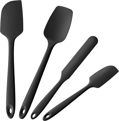 Set 4 Espátulas Silicón Resistentes Calor 600°F Cocina