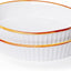 Cazuelas porcelana ovaladas doble asa para 1-2 personas set 2