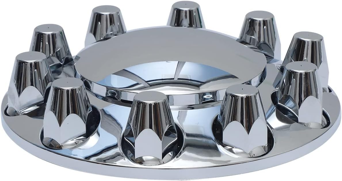 Tapa eje delantero cubretuerca 33mm plástico ABS cromado