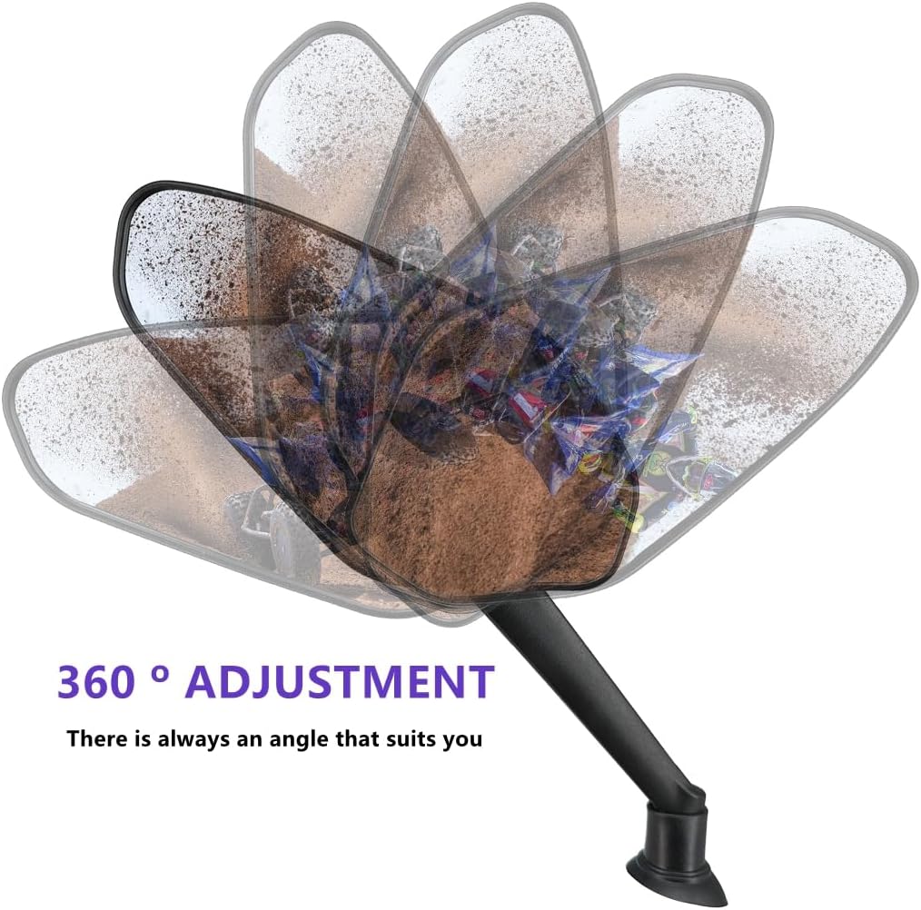 Espejo retrovisor 360 grados soporte 7/8" motocicleta