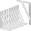 10 Soportes Triangulares 8x6pulg 90 Grados para Estantes